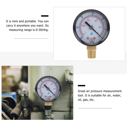 Vacuum Gauge Tester Vacuum Gauge Vacuum Gauge Fuel Pressure Gauge - Picture 5 of 12