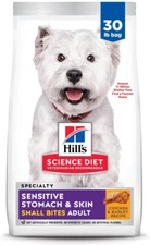 Hill's Science Diet Sensitive Stomach & Skin, Adult 1-6, Chicken Recipe, 30 lb