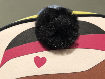 New Luv Betsey Johnson Backpack Princess Tennis Cute Girl LBMINDY Pom Pom Detail New Luv Betsey Johnson Backpack Princess Tennis Cute Girl  main image 3
