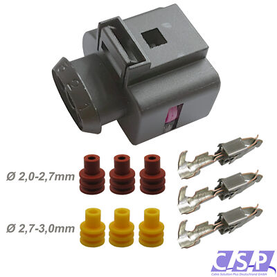 Stecker 1J0973723 Multi Reparaturset Bu 3-pol 1,0²-2,5² passt zu VW 1J0 973 723 