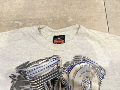 1994 Harley Davidson Vintage T-shirt, Chrome Fever, Single Stitch 