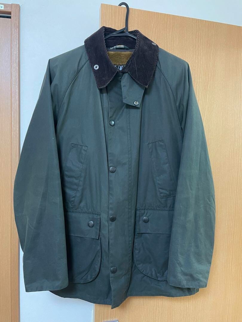 Barbour BEDALE SL Oiled Jacket Coat sage green cotton size Barbour BEDALE SL Oiled Jacket Coat sage green cotton size