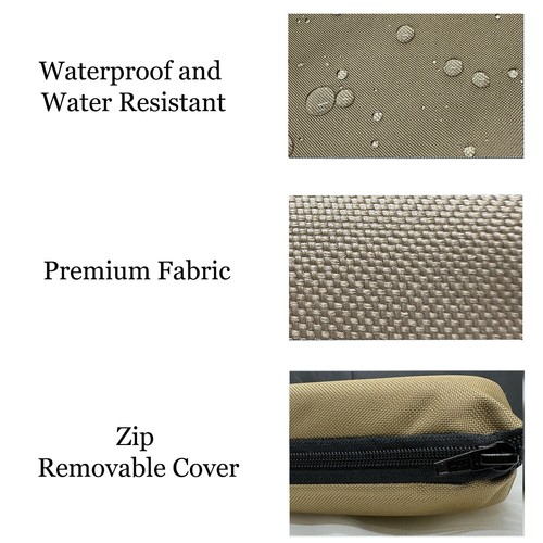 Three Seater Outdoor Garden Bench Patio Seat Pads Chair Swing Cushion Waterproof - Picture 44 of 44