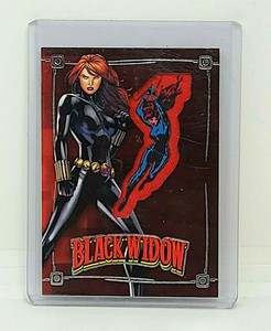 2015 Upper Deck Comic Con Exclusive BLACK WIDOW Embedded Patch Card CON