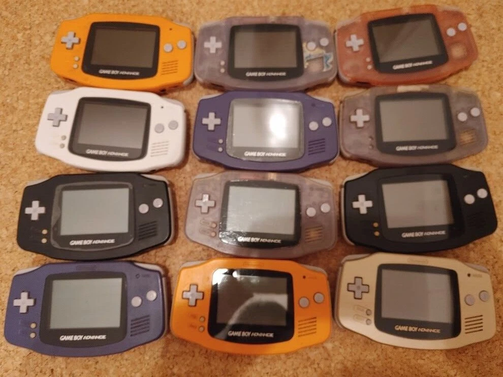 Gameboy Advance lot de 12 consoles aléatoires Nintendo poubelle pour pièces  GBA