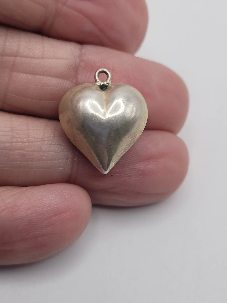 25+ Puffy Heart Pendant In Vintage & Antique Fine Charms & Charm