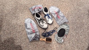 Dexter SST8 Bowling Shoes Men Size 10 M White/Black Leather. ((Look))