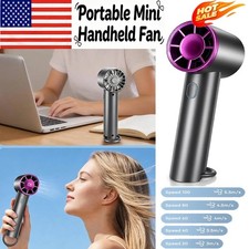 Portable Mini Handheld Fan 6000mAh Rechargeable Battery, With 100 Speeds Display