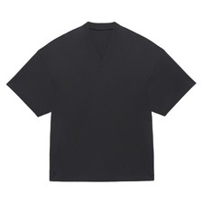 adidas Fear Of God Athletics V Neck Short Sleeve T-Shirt Mens Black Casual Tops