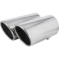 Edelstahl Chrom Auspuffblende Endrohr Passend FüR VW Golf VI | BJ 2008-2013