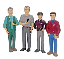 VTG 2004 Retired Lot Of 4 Lakeshore Learning Community Block Play Adult Figures