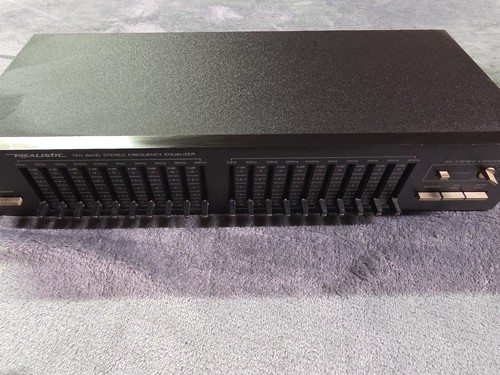 Realistic 31-2018A 10-Band Stereo Graphic Equalizer w/ Expander Vintage Audio