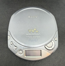Sony Walkman D-F20 CD Player AM FM Radio ESPMAX Digital Portable Grey Discman