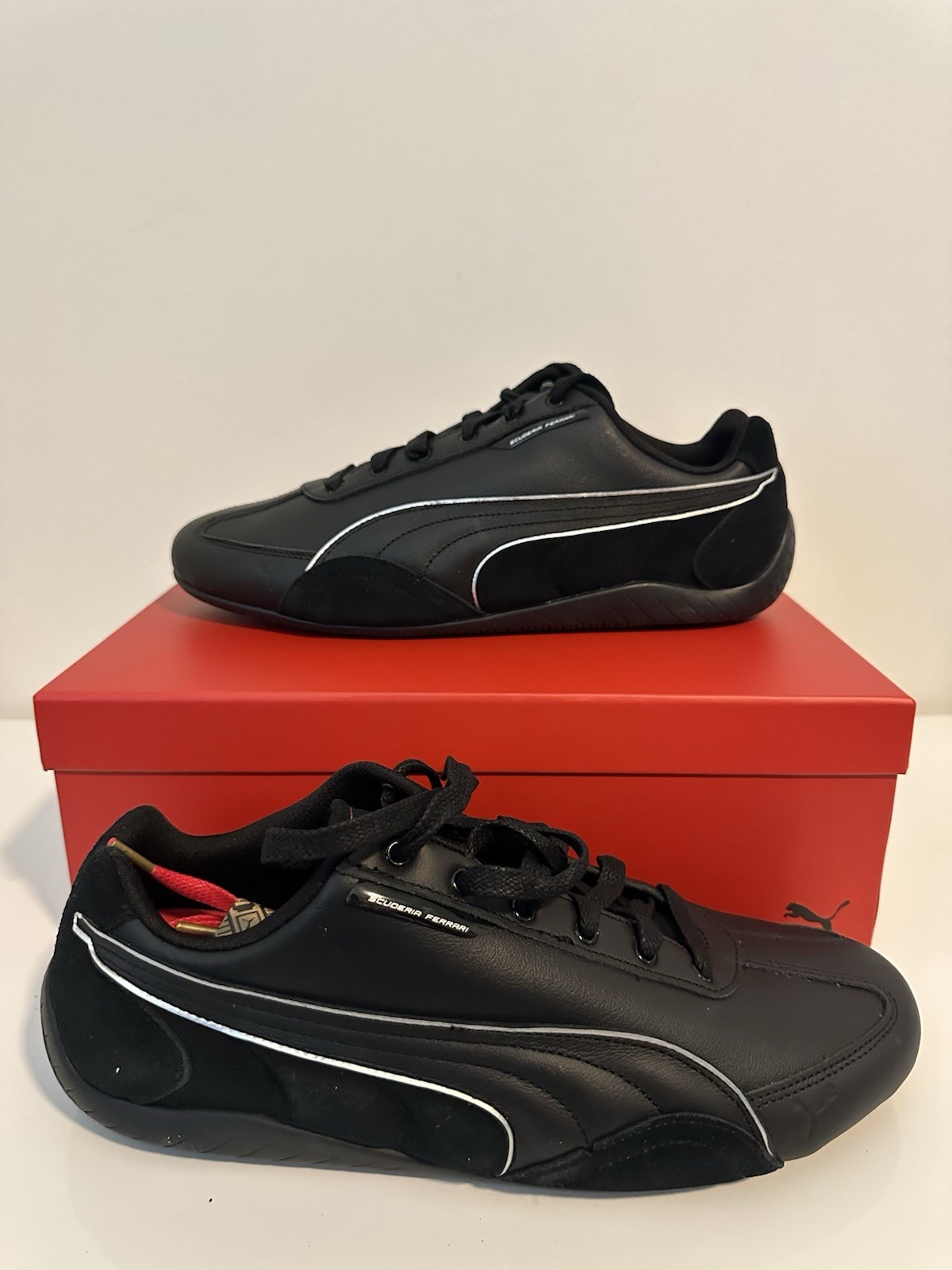 Size 12 Puma x Scuderia Ferrari Speedcat PUMA Black-Rosso Corsa 308905 01