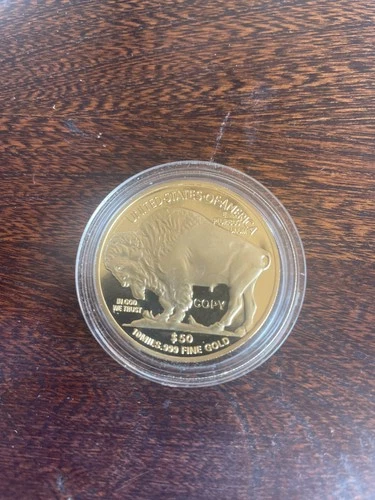 2006 24K Gold-Plated American Gold Buffalo Indian Head Coin (CLAD) LIBERTY