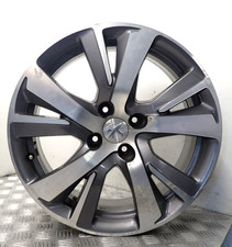 PEUGEOT 2008 MK1 17" GREY DIAMOND CUT ALLOY WHEEL 9678398277 (W-598)
