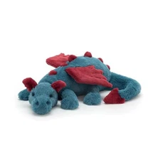 48cm Blue Red Dexter Dragon Plush Toy