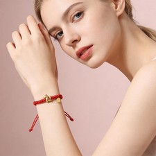 2026 Year Of The Horse, Sign, Horse Red Rope, Woven Brac✅DE Bracelet, Y8J2