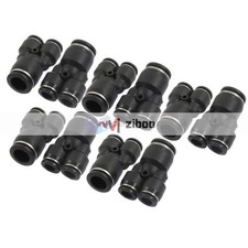 10 Pcs Air Pneumatic 12mm to 8mm Y Shaped Push in Connectors Quick Fittings