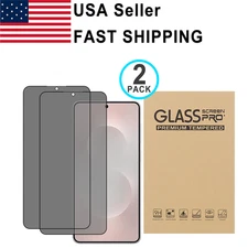 2PK Privacy Tempered Glass Protector For Samsung Galaxy S25 Edge