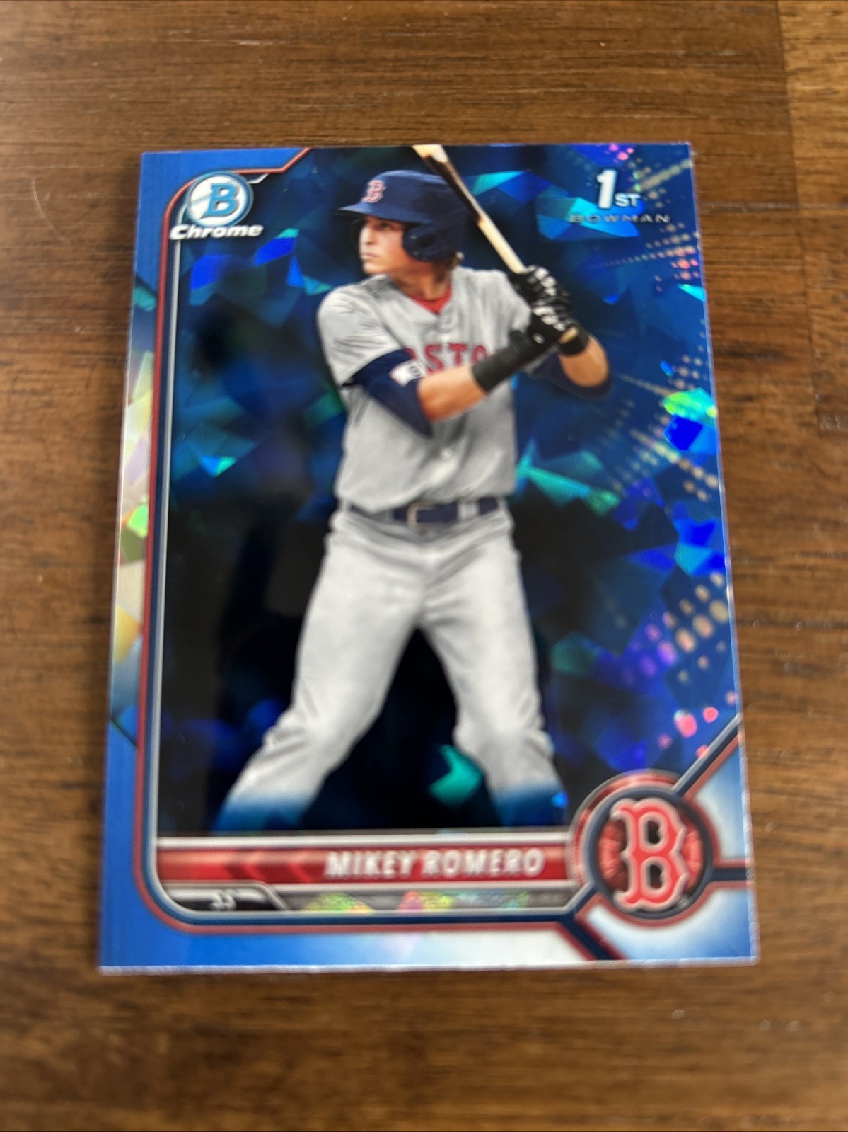 2022 Bowman Chrome Draft Sapphire Edition Mikey Romero #BDC-42 11s9