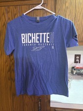 Bichette Baseball Shirt Toronto Size Large 10/12 Blue Youth