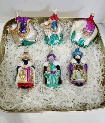 1998 Taron Collection Journey to Bethlehem Wisemen Christmas Ornaments 138/2000