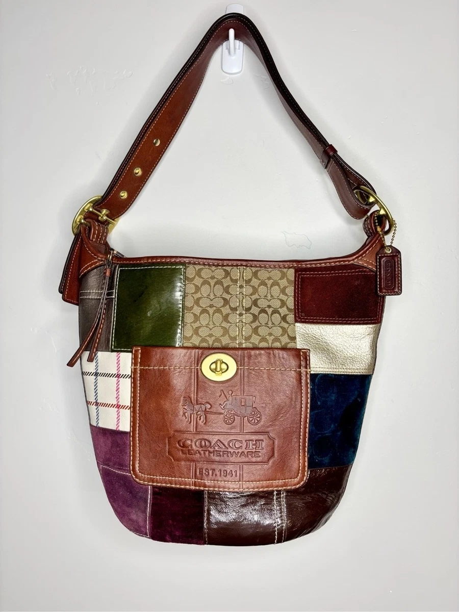 Coach Suede Hobo Bags for Women for sale - eBay