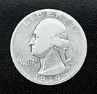 New Listing1939-P 25c  SILVER Washington Quarter .  (R001)