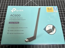 TP-Link AC600 Archer T2U Plus High Gain Wireless Dual-Band USB New