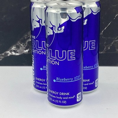 Red Bull  Blueberry Energy Drink 12 oz  - 3 CANS