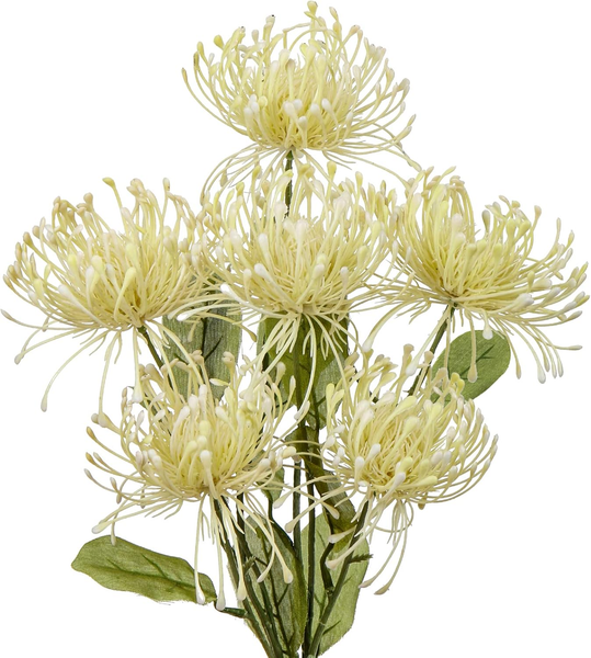 Kunstblumen Chrysanthemen Dekoration Mit 6 Chrysanthemen BlüTenköPfe 2Er-Set KüN-image
