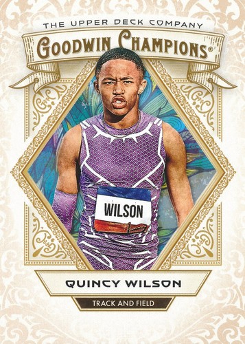QUINCY WILSON #44 2025 Upper Deck Goodwin Champions RC TRACK & FIELD USA