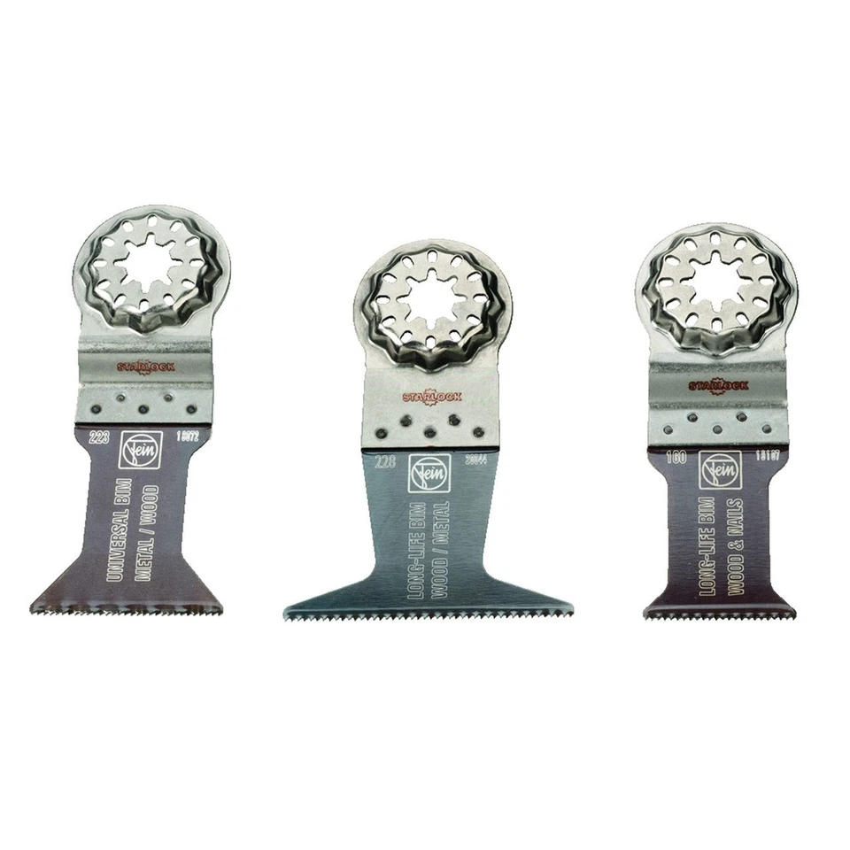 Fein Starlock E-Cut Combo Wood & Metal Cutting Blade Set 3 Piece 35222967100 - Image 1 of 1
