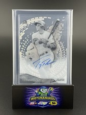 2014 Topps High Tek - Autographs Troy Tulowitzki #HT-TT Black & White Image /15