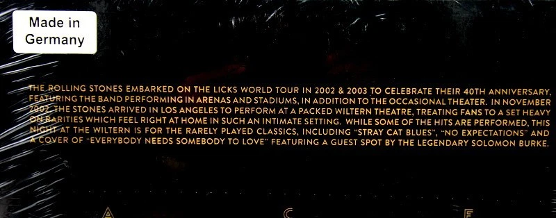 The Rolling Stones – "Live At The Wiltern"  2024 - 3xLP - Mercury - NEW / SEALED - Image 4 of 4