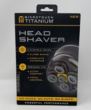 MicroTouch Titanium Head Shaver Cordless Anti...