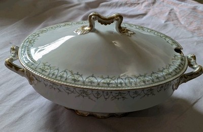 Bezaubernde Jugendstil Terrine Schüssel Suppenterrine Haviland Limoges France