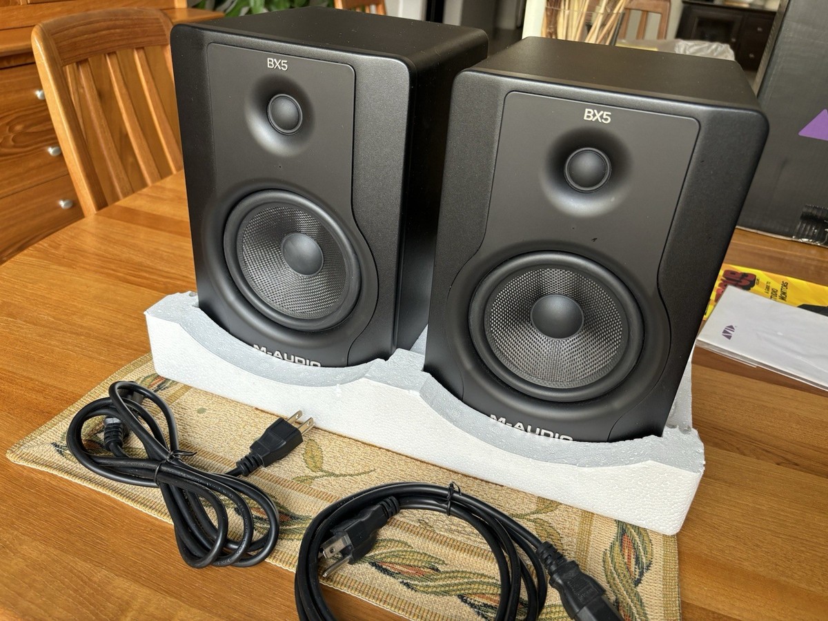 M-Audio Bx5 D2 Bi Amplified Studio Monitor Pair for sale online | eBay
