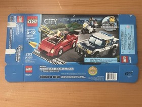 LEGO City Police 60007 High Speed Chase 283pc Incomplete w/ Box & Manuals