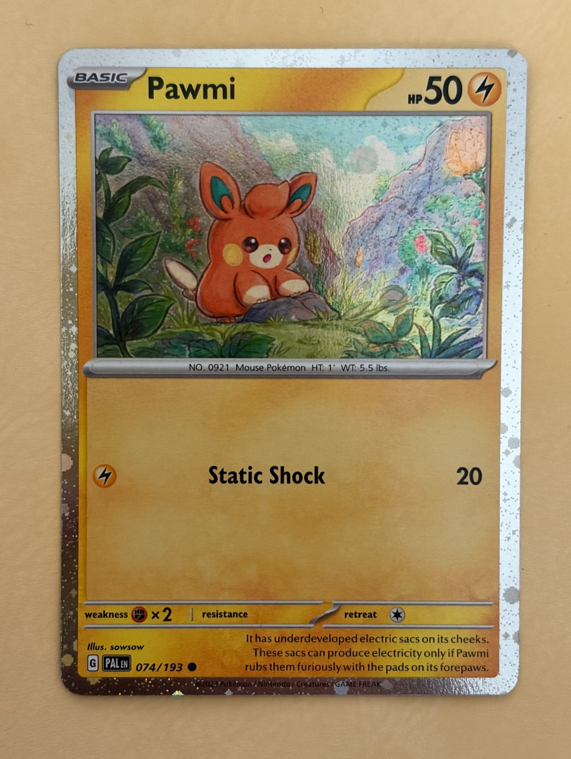 Pawmi~Cute Pokemon Card~ Botanical Garden Gallery ~Nature