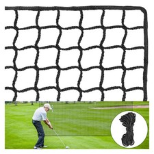 NQB Golf Practice Net with Steel Hanging Kit Nylon Rope, 10x30FT Hitting Ne...