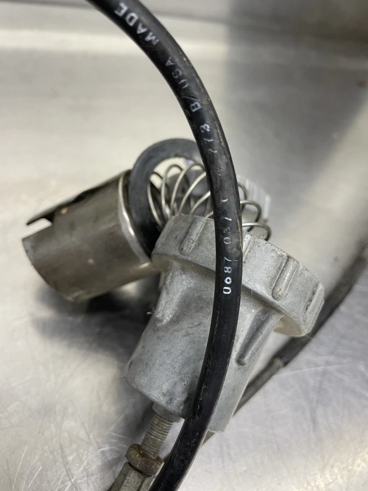 1995 1996 1997 Arctic Cat Cougar 550 OEM Carb Throttle Oil Cable Slide Assembly - Image 3 of 4