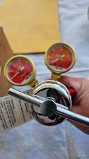 Acetylene Cylinder Regulator (NEW) old stock L-TEC R-22-15-520 Series 