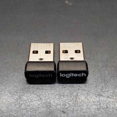 Logitech Wireless Nano Receiver USB Receiver Dongle Adapter C-U0010 lot of 2 OEM