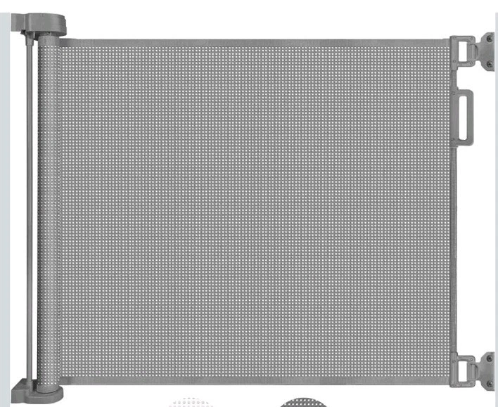 Looxii Retractable Stair Gate, Stair Safety Gate for Baby and Pet, 0-140cm