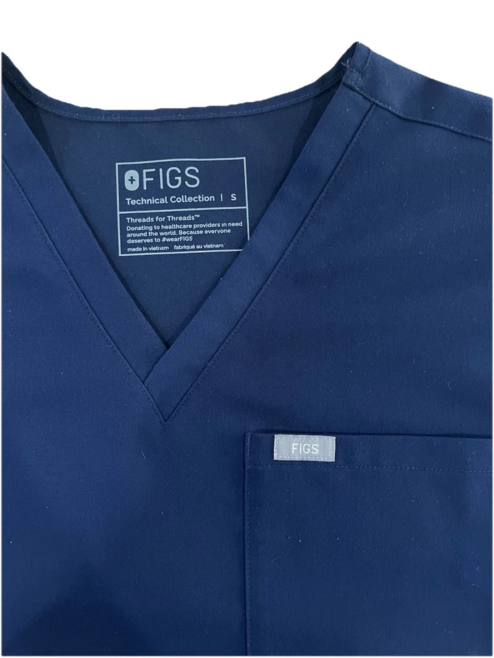 Conjunto Médico Figs Colección Técnica Mujer Talla Pequeña Azul Marino Parte Superior e Inferior Foto 4 de 4