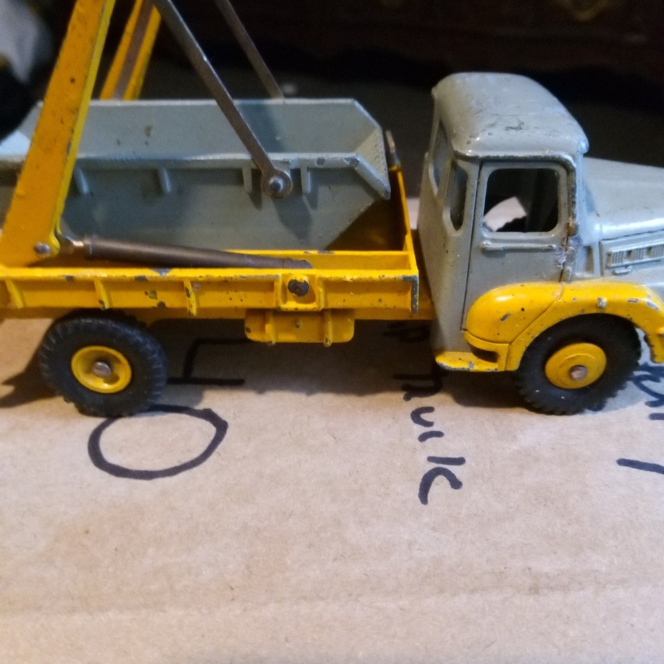 48X Vintage Dinky Supertoys 38A France Benne Marrel Pour Unic Multibenne – état D’origine