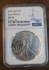 2025 P American Silver Eagle NGC MS69 ASE Eagle Privy Graded Coin Slab