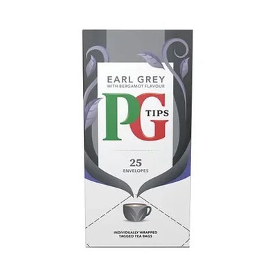 Pg Tips Earl Grey Teebeutel Umschlag Packung 25 - 800398